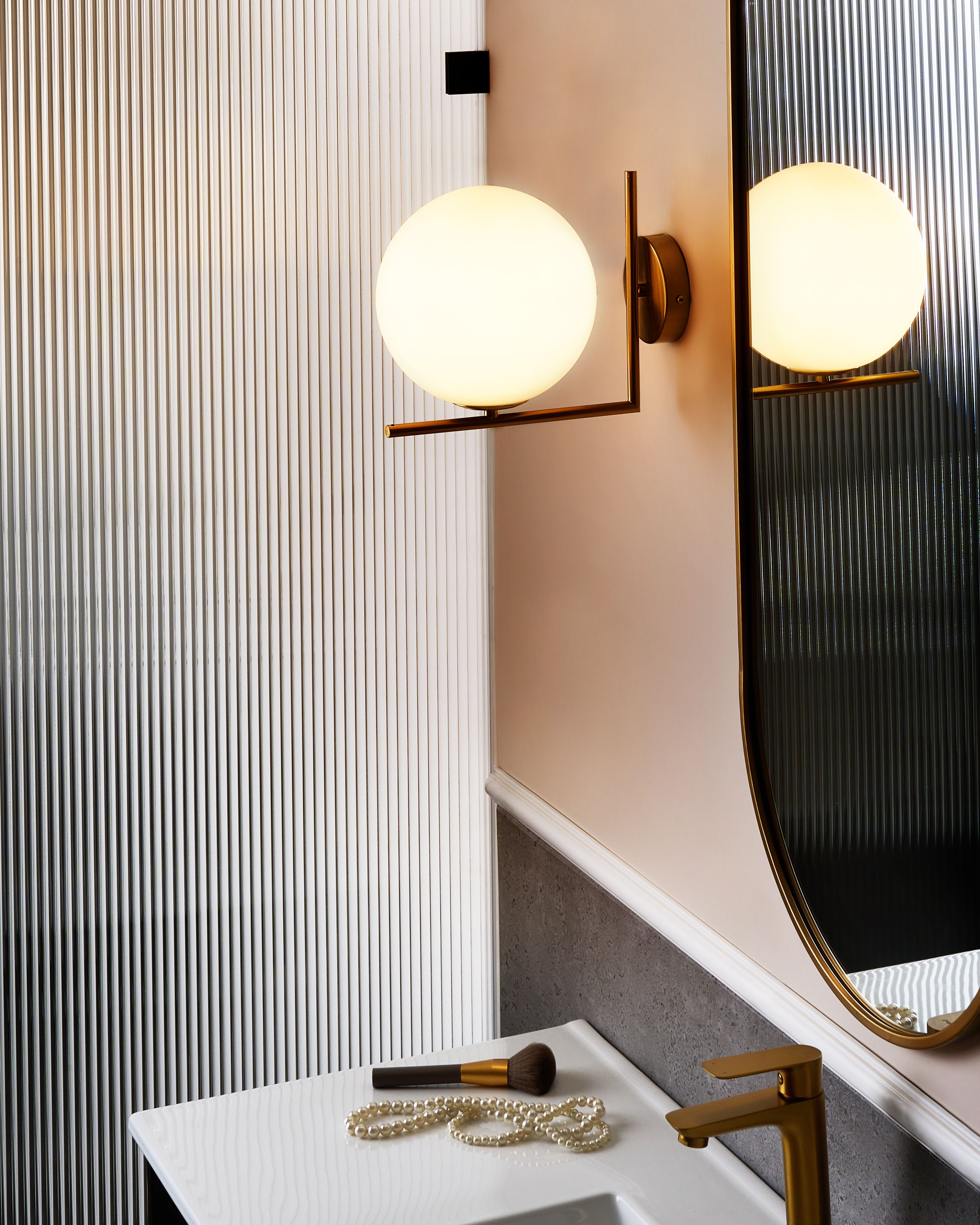 Wall Lamp LIZONNE Metal Gold