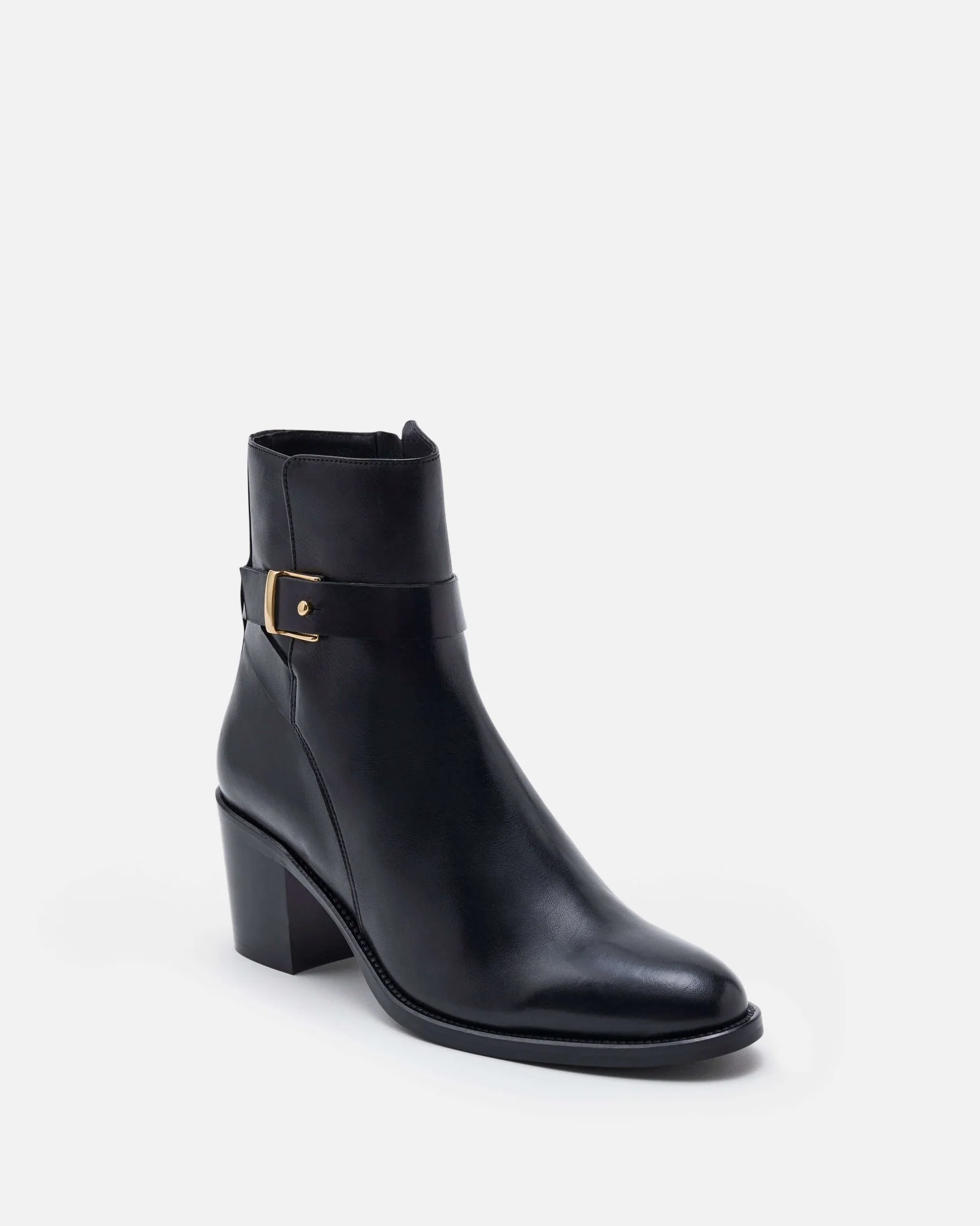 BOTTINES EMMA - En cuir noir