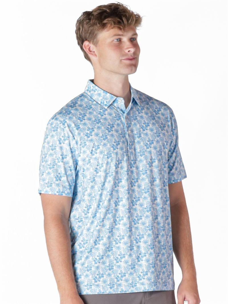 0126-MN-POLO-WTRDUDE-BLUE - Simply Southern Outlet