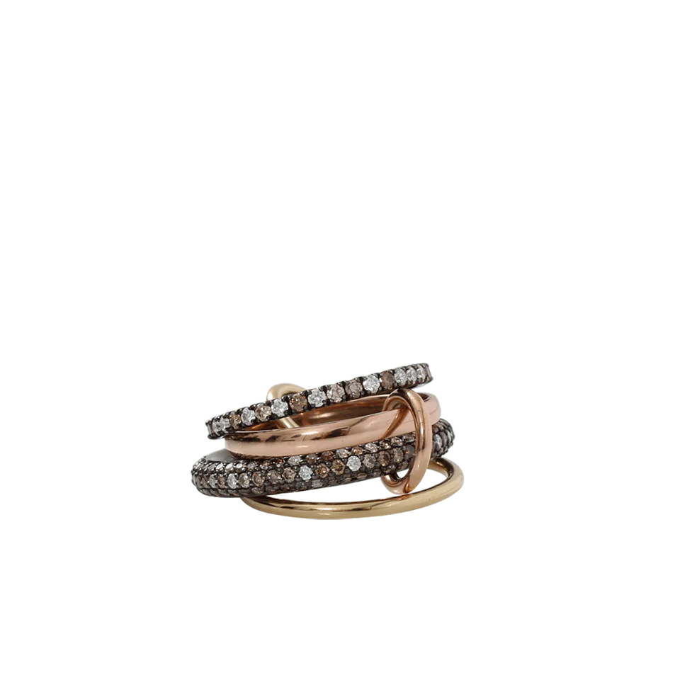 Scorpio Four Link Diamond Rings