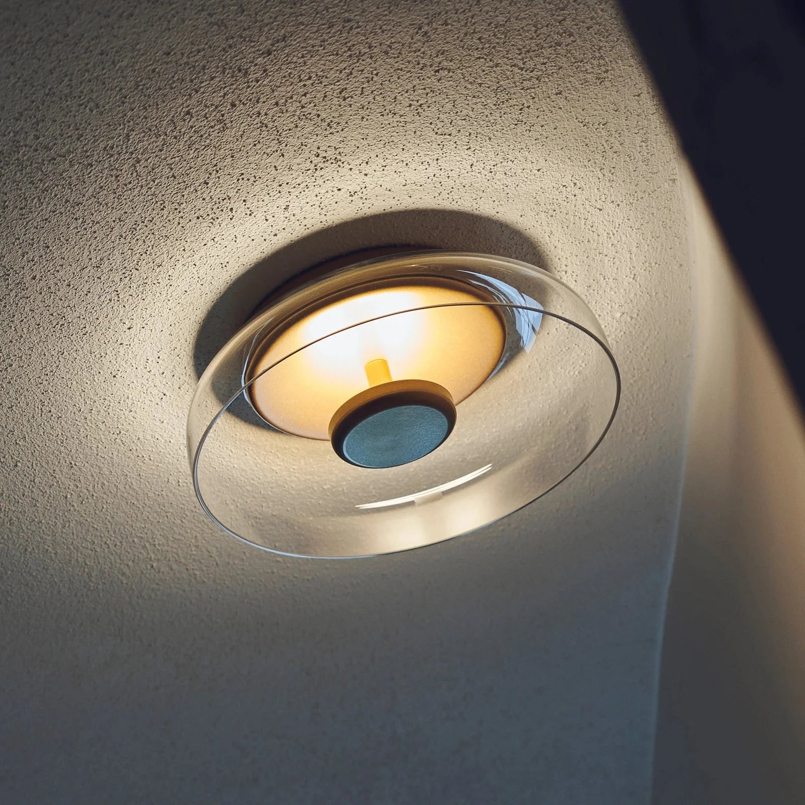 CrystalShine – Moderne Glazen LED Plafondlamp voor Hal & Entree