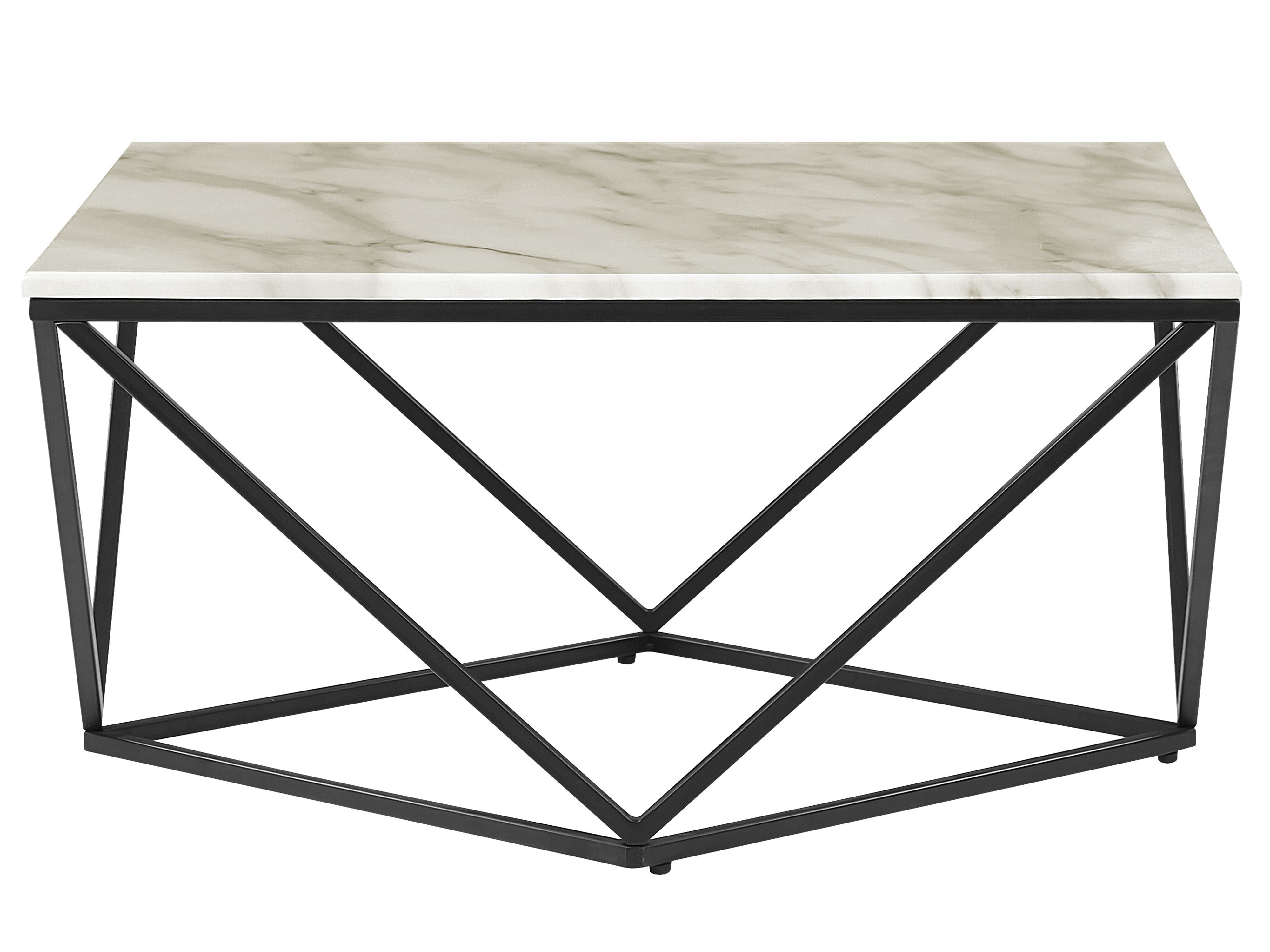 Coffee Table MALIBU White Marble