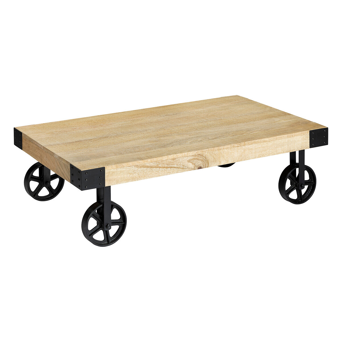 Coffee table "Silas" Mango wood, 117x71 cm