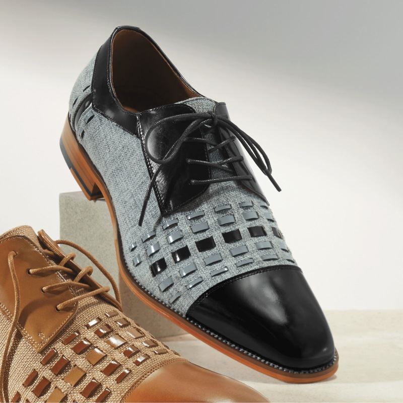 Stacy Adams Halstead Cap Toe Oxford - MIDNIGHT VELVET CATALOG