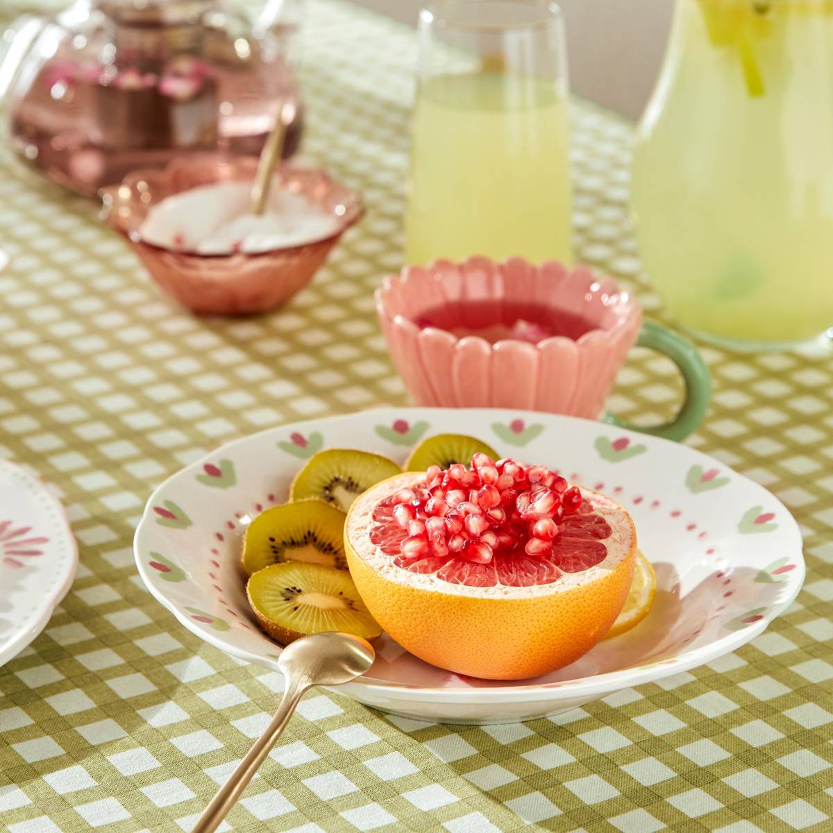 Mug "Rose Flower" 200 ml, Stoneware (ceramic)