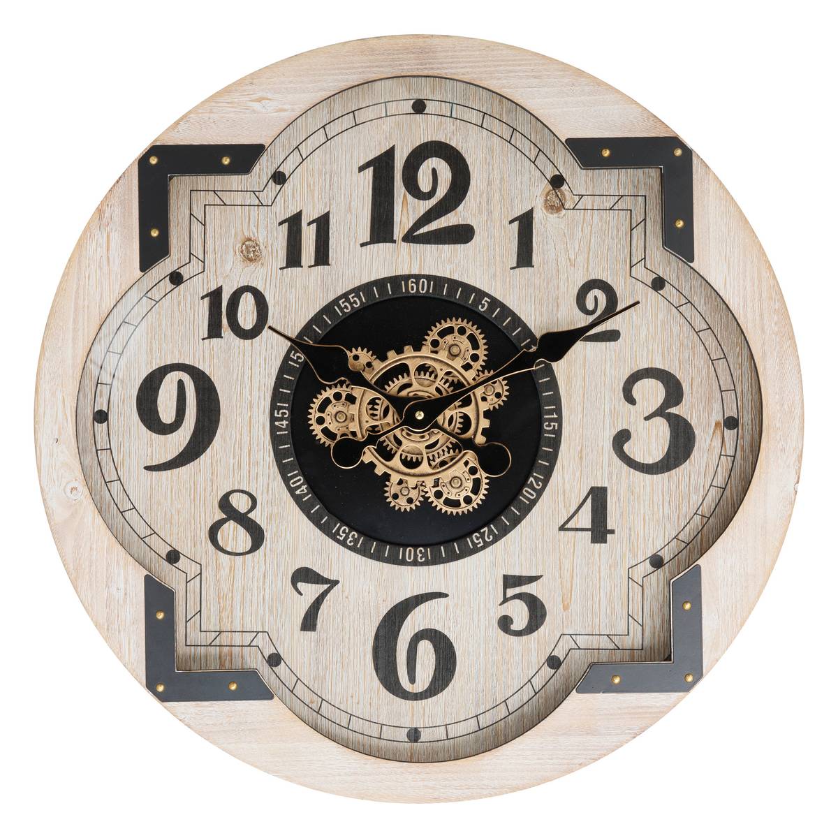 Clock "Mckenzie" Beige, D.63 cm