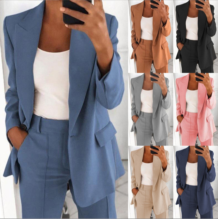 2023 Amazon Cross-Border New Fashion Casual Women's Suit