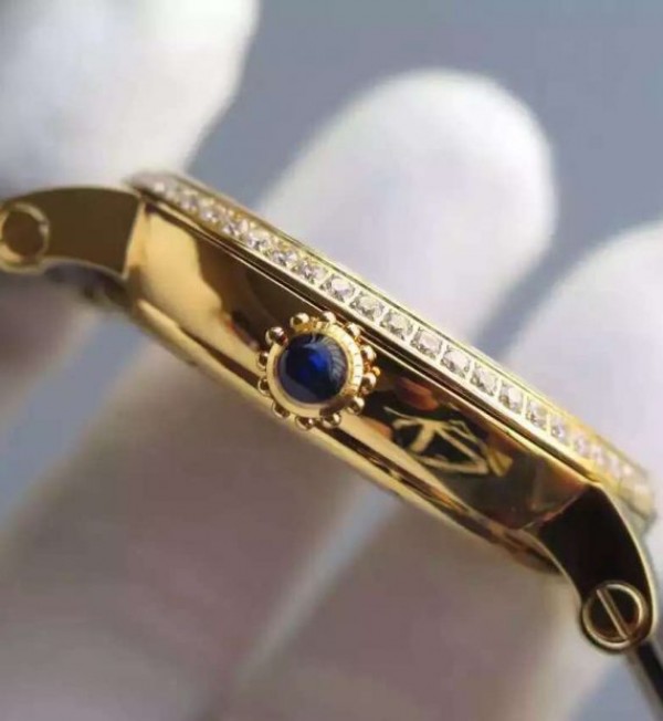 Replica Cartier Rotonde De Cartier Tourbillon YG Diamonds Bezel - Top club