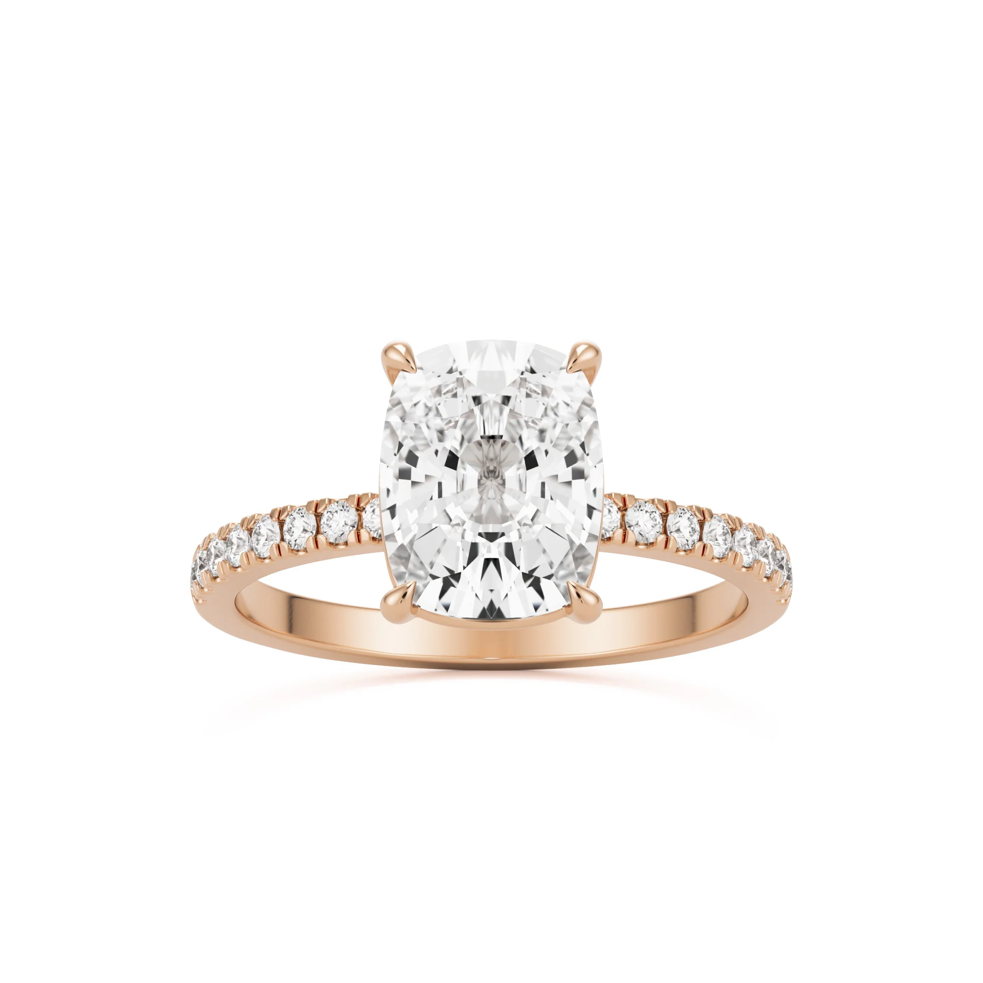 The Elongated Cushion Pavé