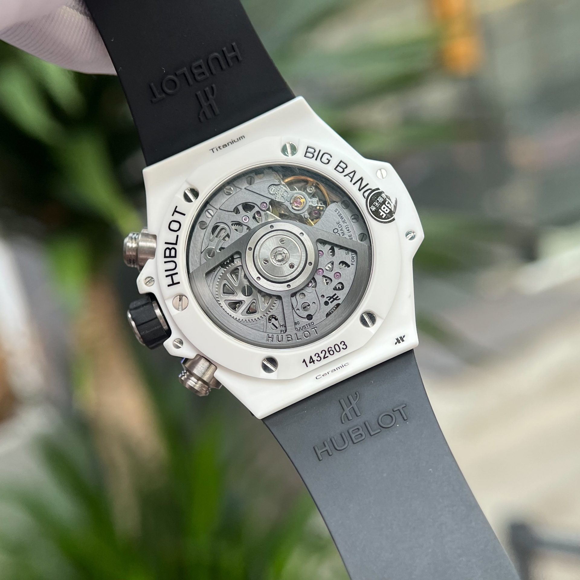 Hublot Best Replica Watch Big Bang Unico White Ceramic Rubber Strap BBF Factory 42mm - Top club