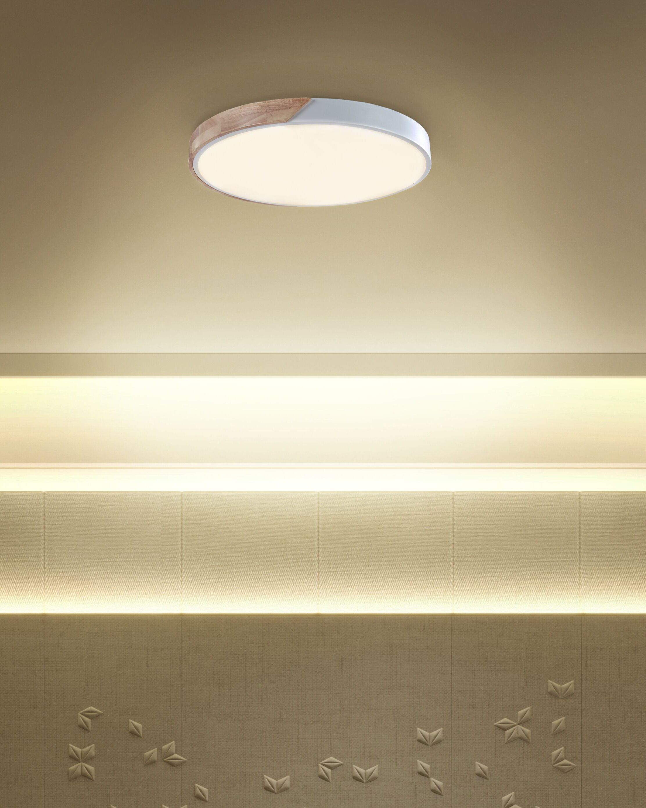 LED Ceiling Lamp PATTANI Metal White