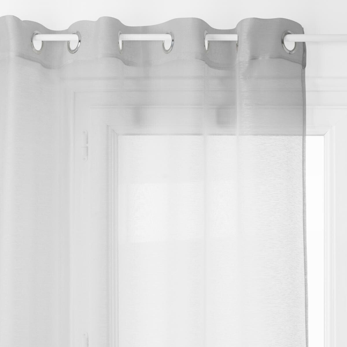 Sheer curtain "Moly" Grey, 135x240 cm