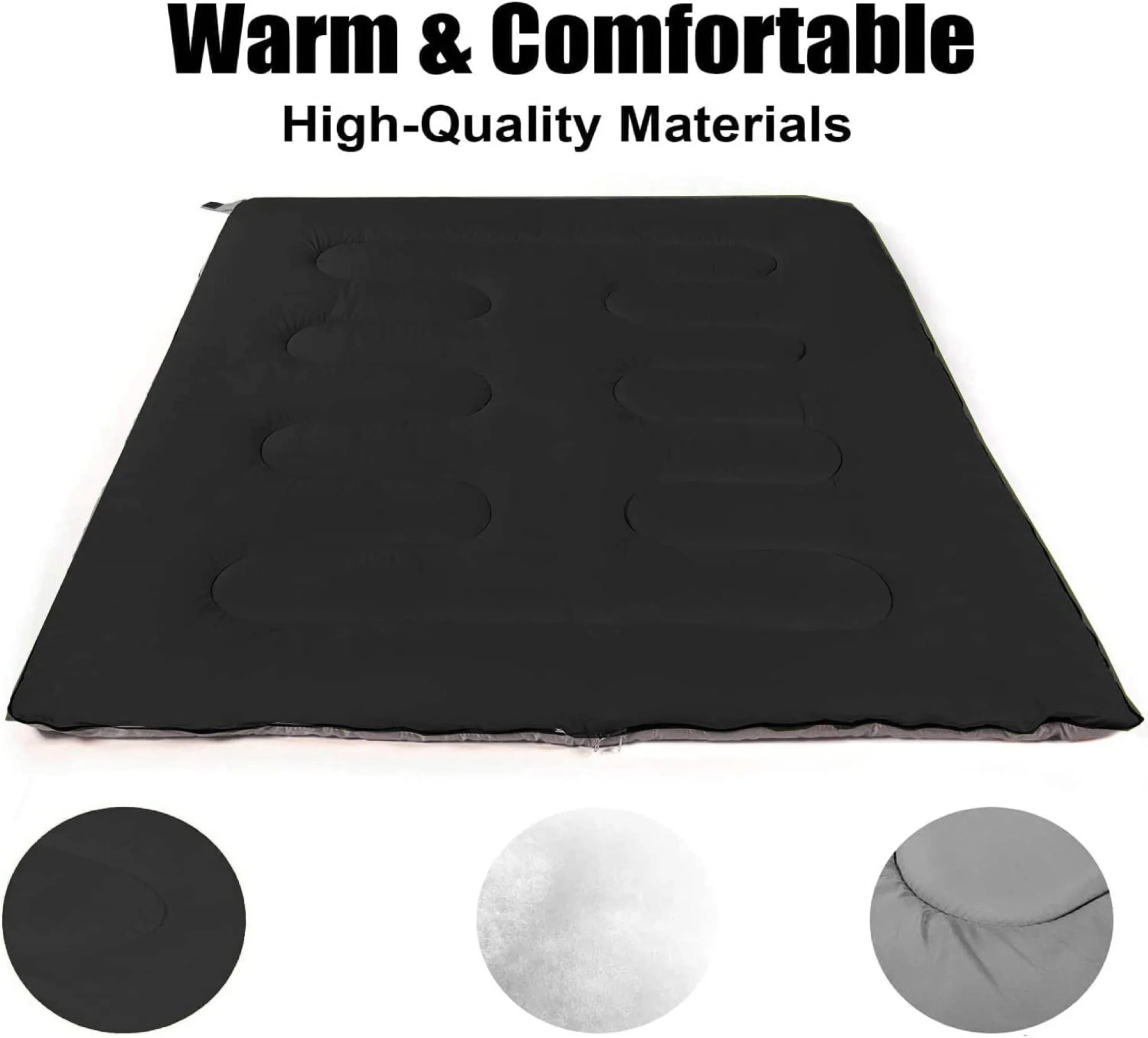 10 Pack Bulk Wholesale of Cold Weather Envelope Sleeping Bags for Adults, Kids, Homeless, Camping, Indoors, Outdoors - 10 Count Sleeping Bags in Black, Navy Blue, Forest Green, Red - 71"L x 30"W - Image 22