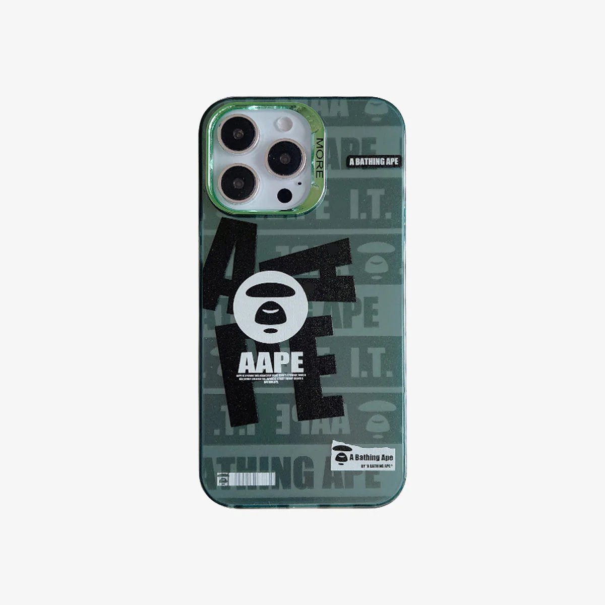 Limited iPhone Case | APE Green Letters - Wholesale & Influencer