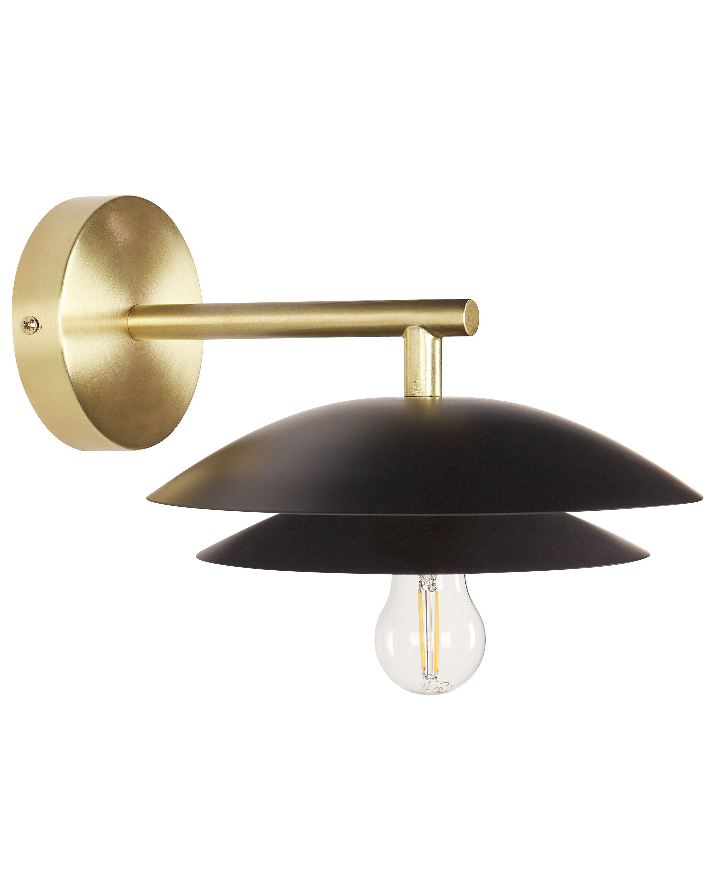Wall Lamp LASOLO Metal Black