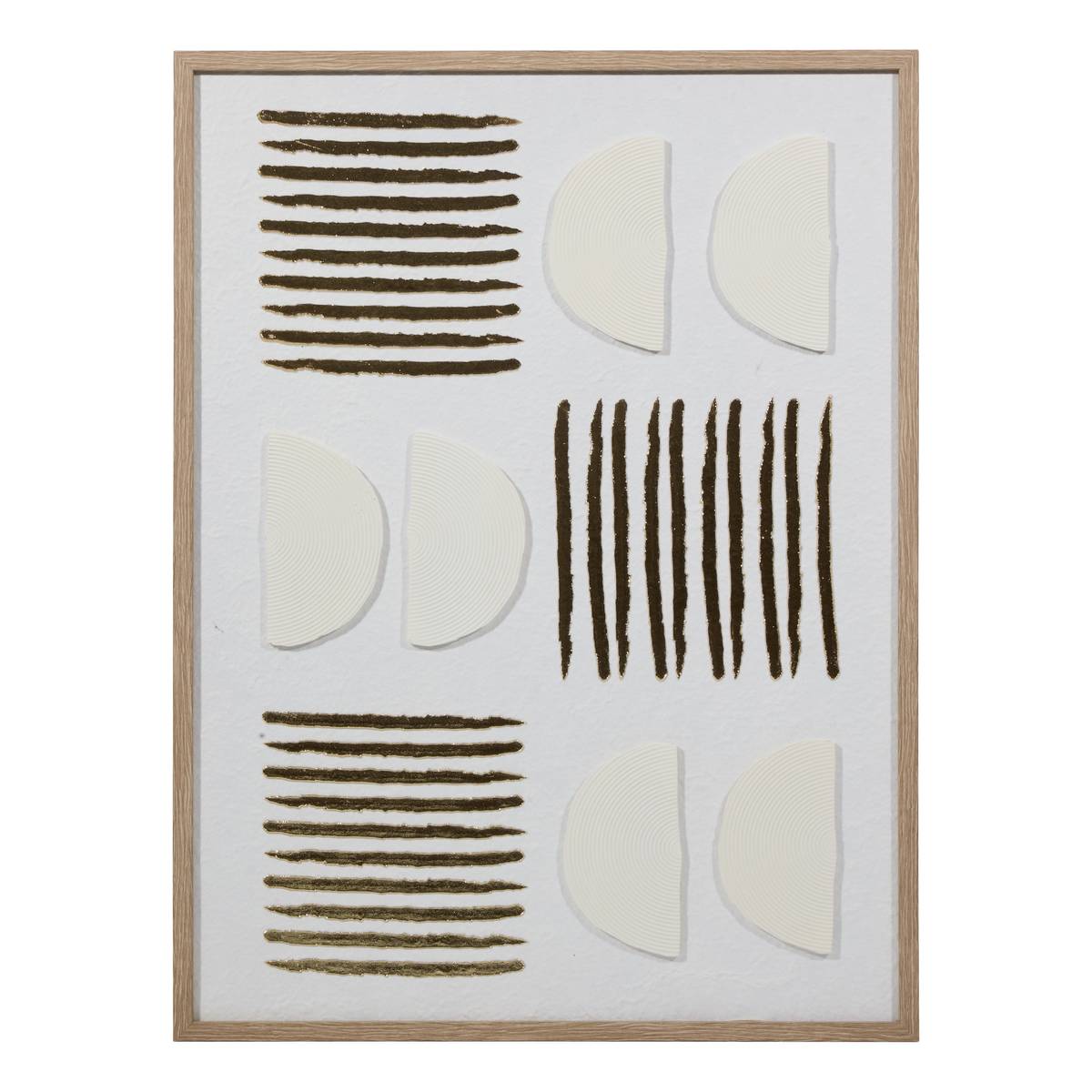 3D Canvas "Nourane" White, 45x60 cm