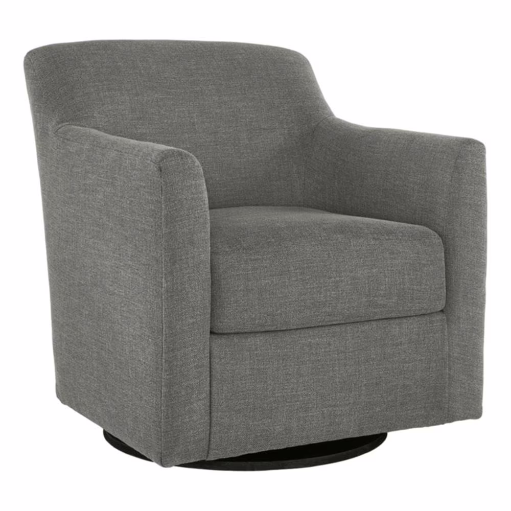 Signature Design by Ashley Bradney Beige Swivel Accent Chair - Image 3