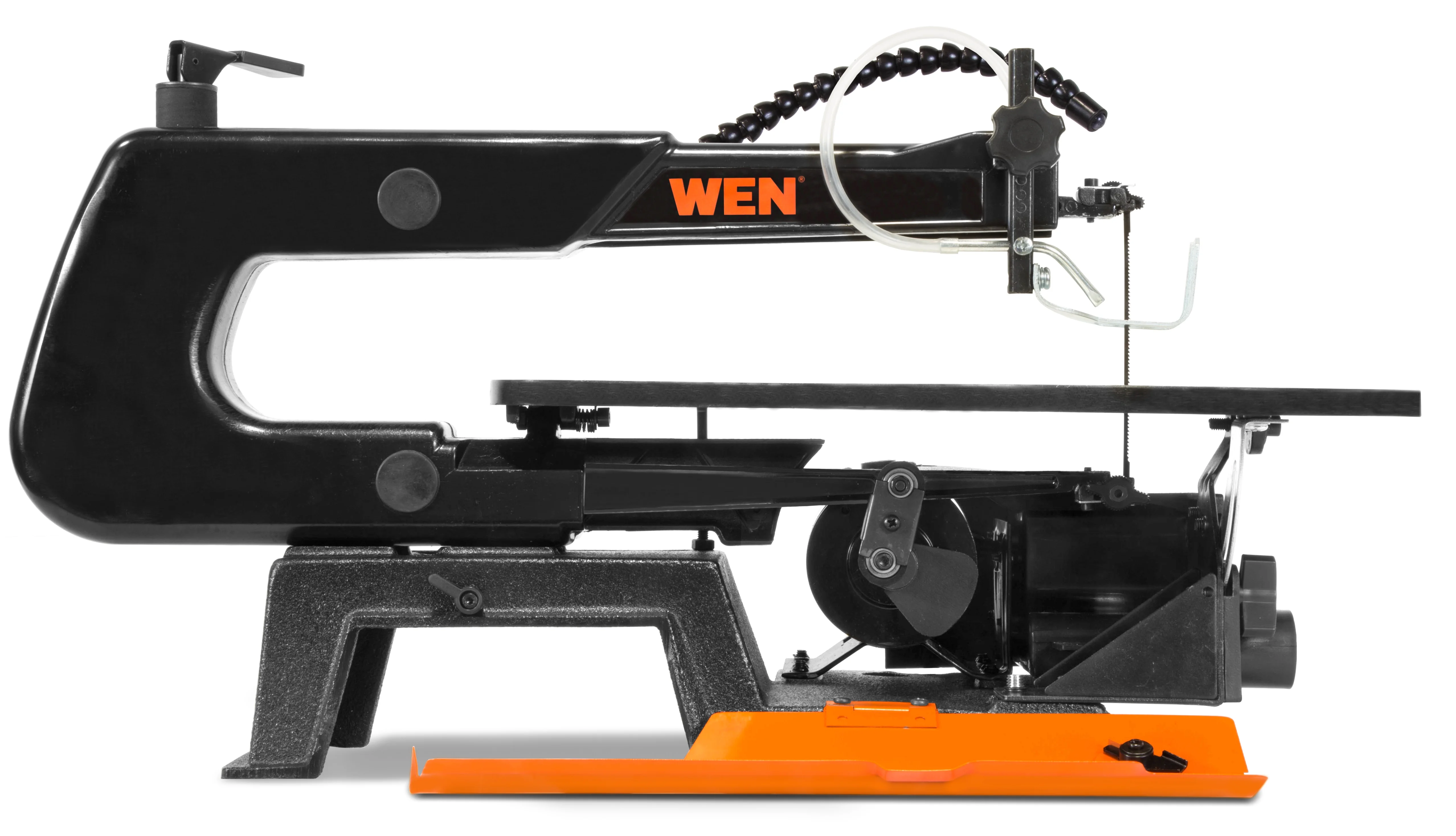 WEN 16-Inch Variable Speed Scroll Saw with Easy-Access Blade Changes and Work Light - Image 4