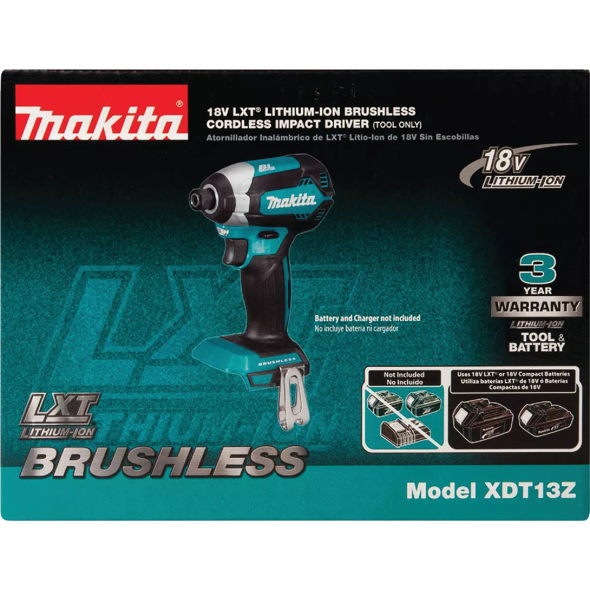 Makita 18V LXT Lithium-Ion Brushless 1/4 In. Hex Cordless Impact Driver (Tool Only)
