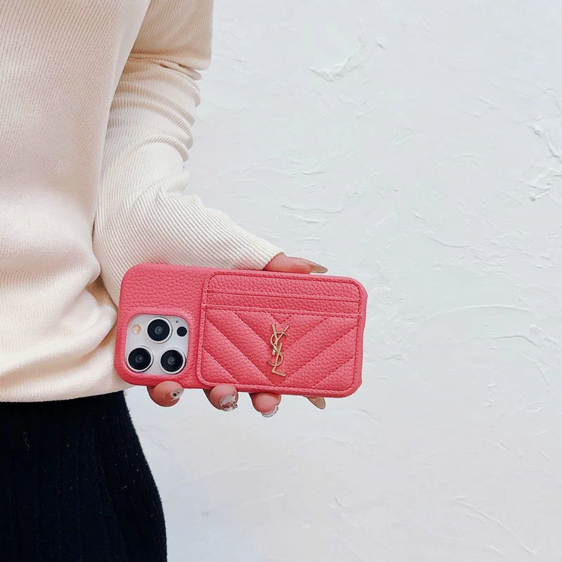 Saint Card Bag Leather iPhone Case - Wholesale & Influencer