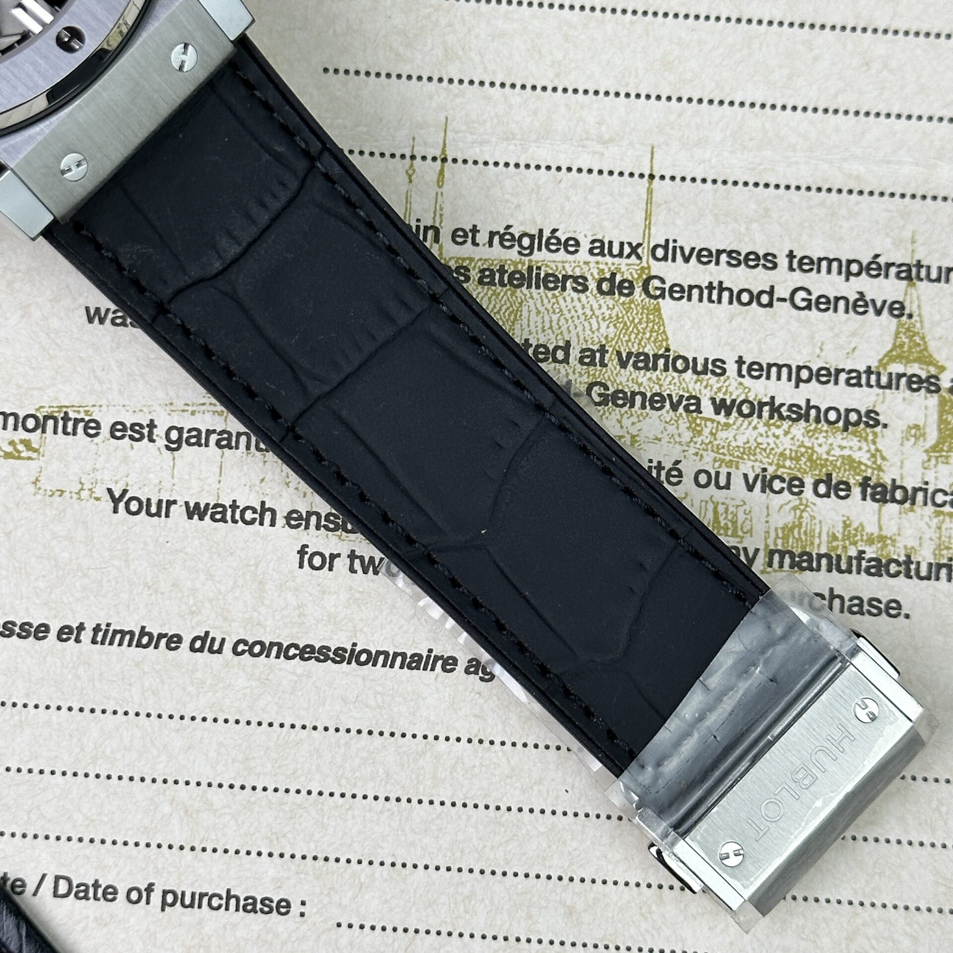Hublot Replica 1:1 Watch Classic Fusion Aerofusion Moonphase Leather Strap 45mm - Top club