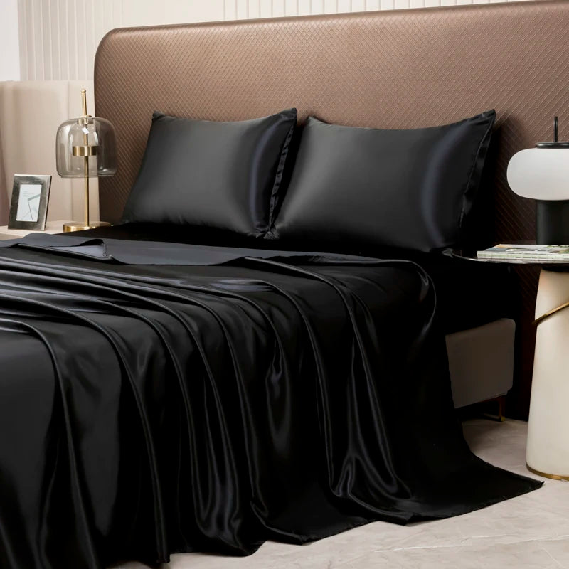 SatinLuxury | Hoogwaardige Zwarte Laken