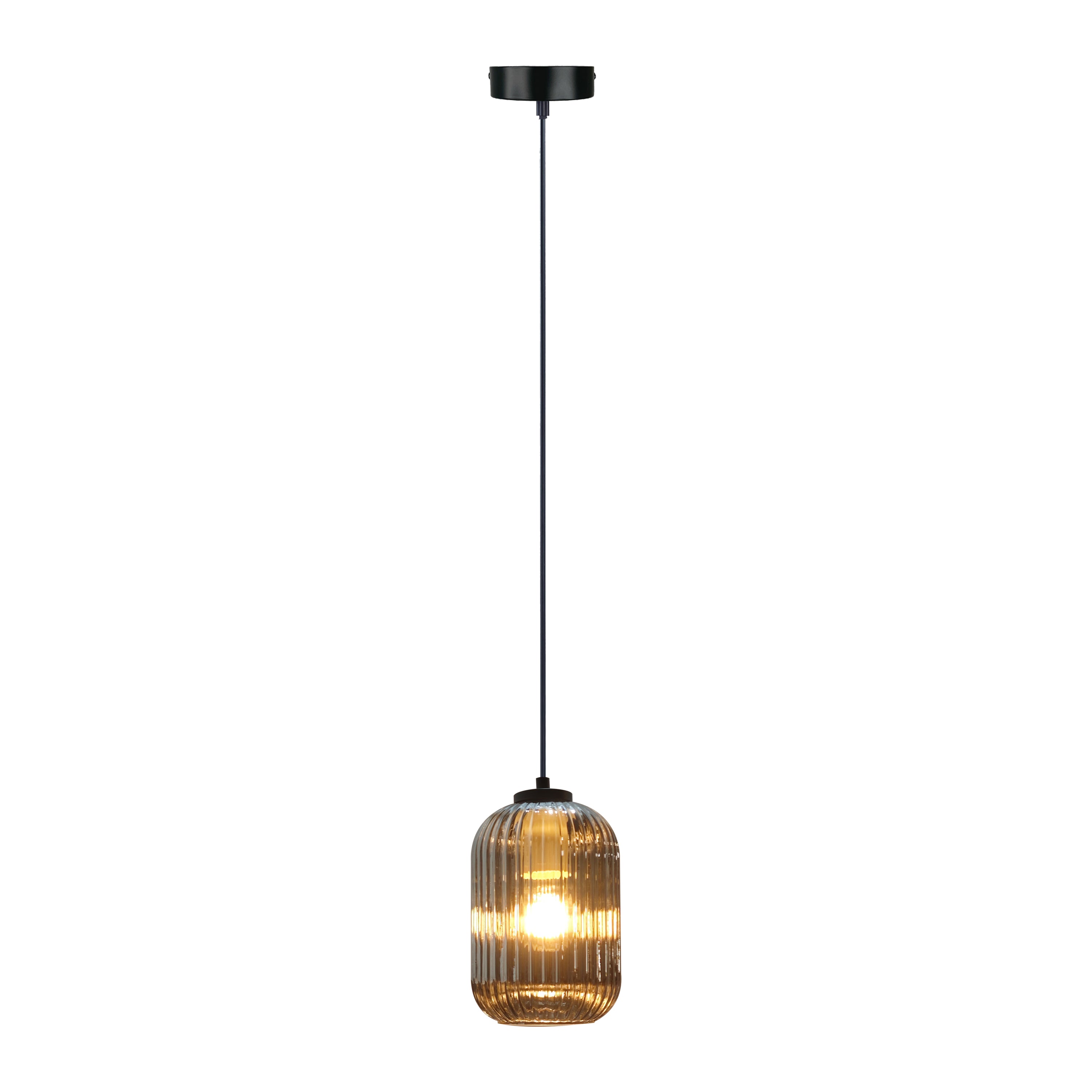 Blokker Ribba Hanglamp - Smokey Glas