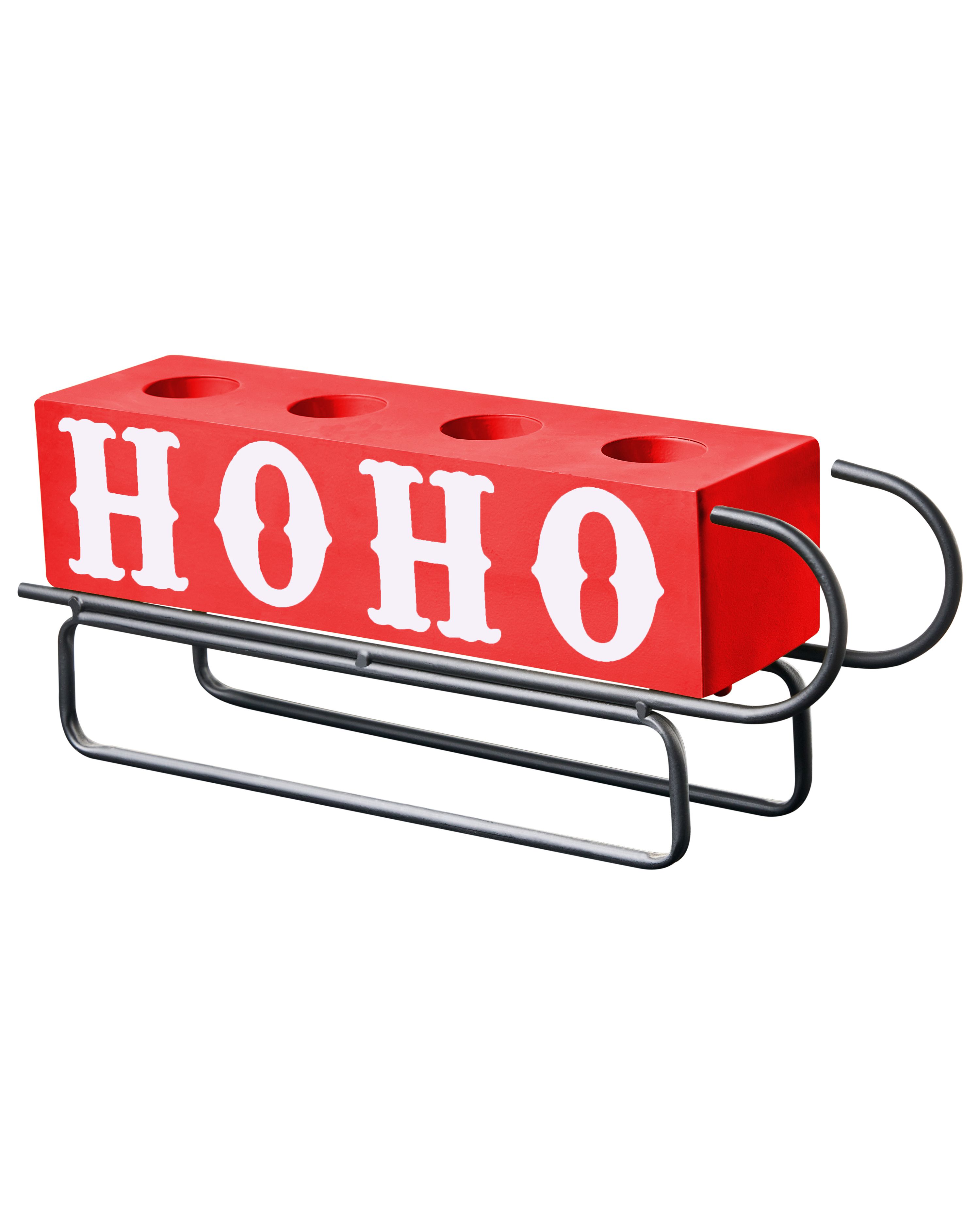 Candle Holder KUHMO Red Metal