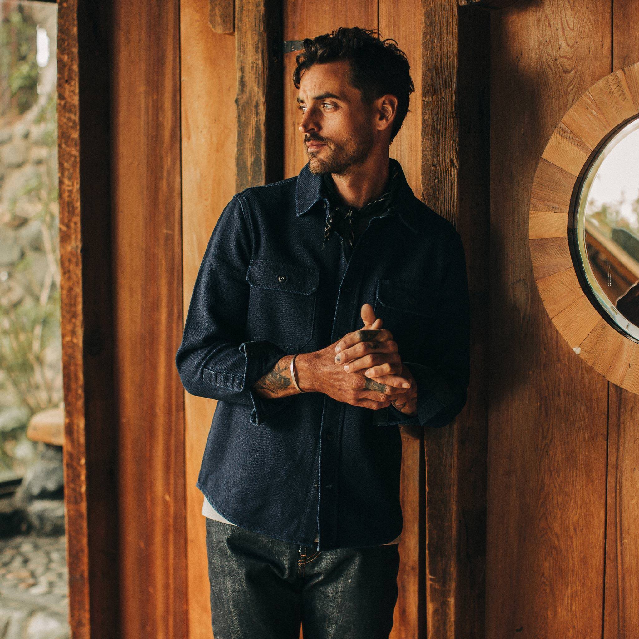 The Division Shirt in Indigo Twill