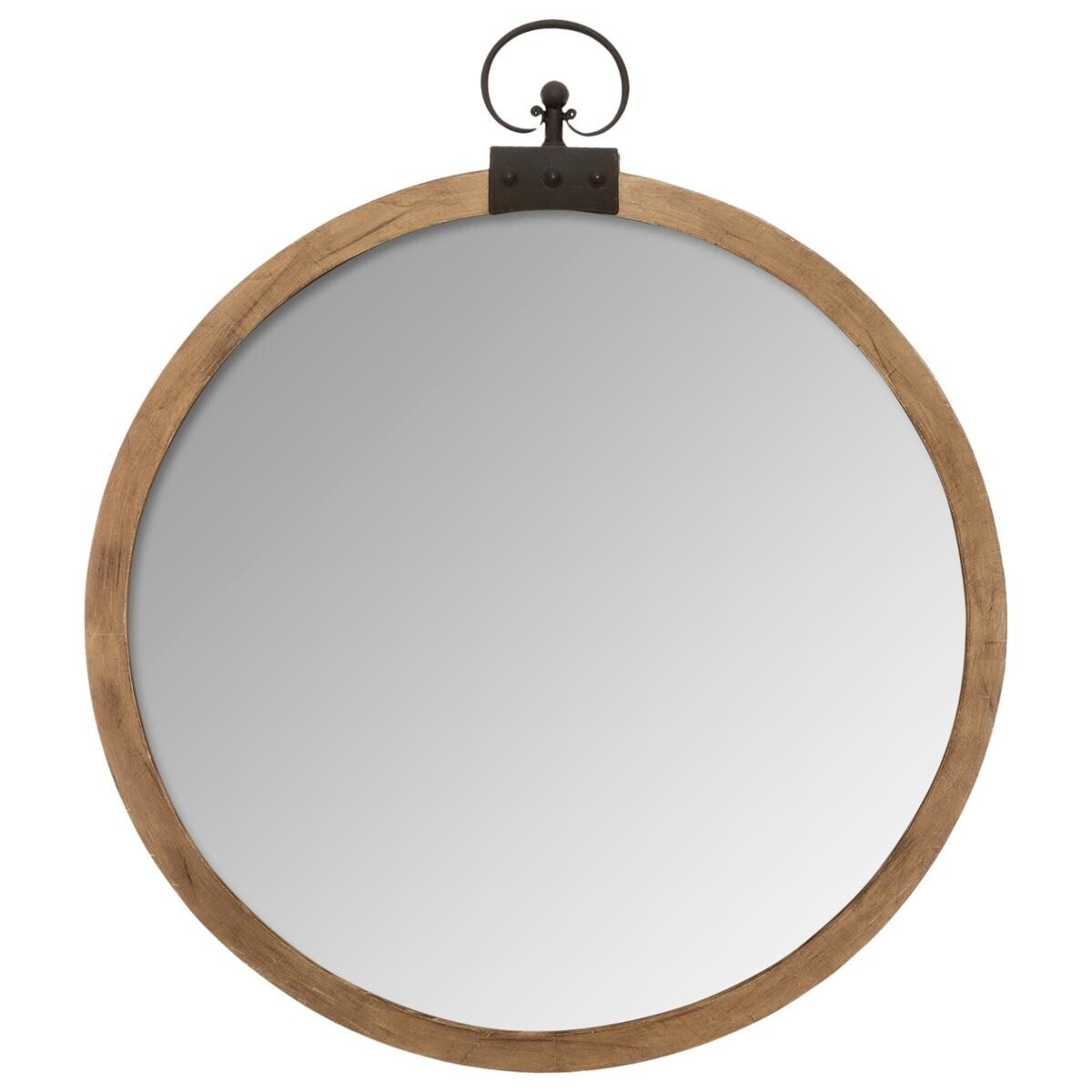 Mirror"Kiliane" Wood, D.74 cm
