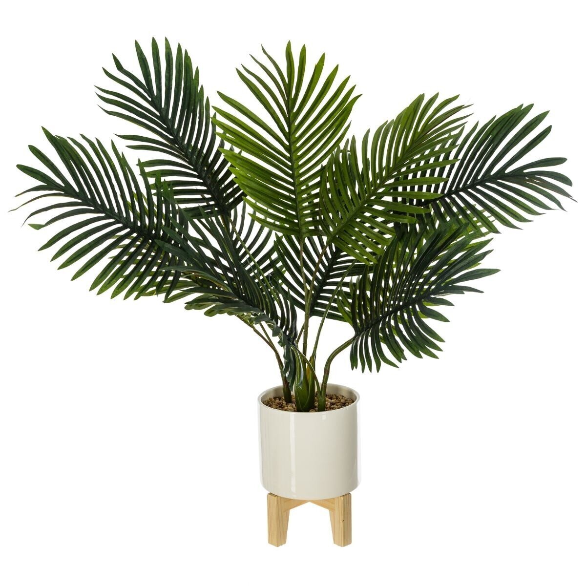 Artificial palm tree Ceramic pot, H.72 cm
