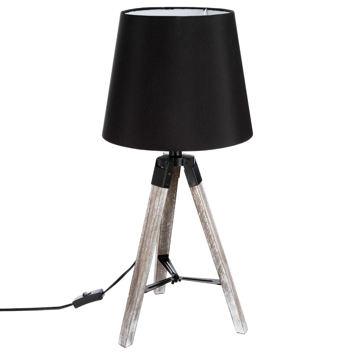 Tripod lamp "Runo" Black, H.58 cm