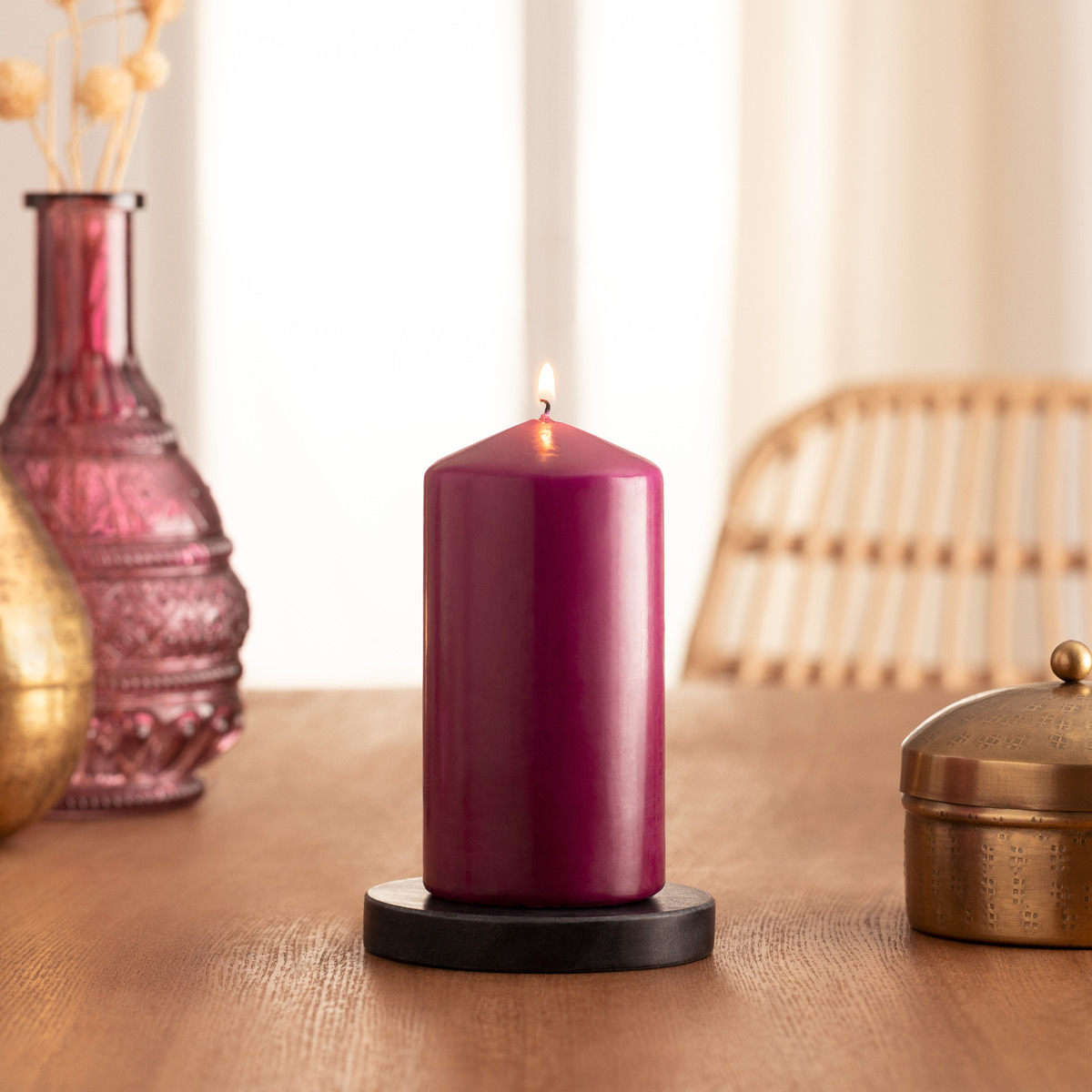 Scented candle "Nina" Raspberry, 400g