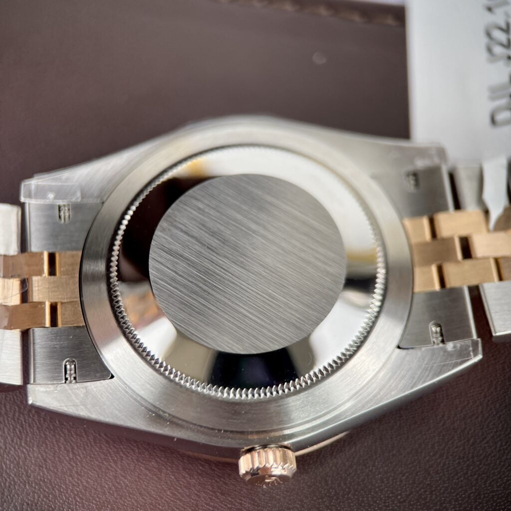 Rolex Replica 1:1 Watch DateJust Women s Genuine Gold Wrapped Brown Dial GM Factory 31mm - Elite Watch Atelier