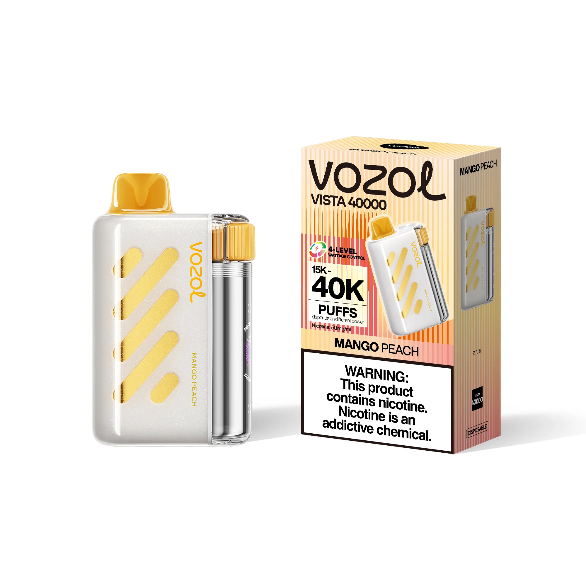 VOZOL VISTA 40K jednorazowy e-papieros (wszystkie smaki)