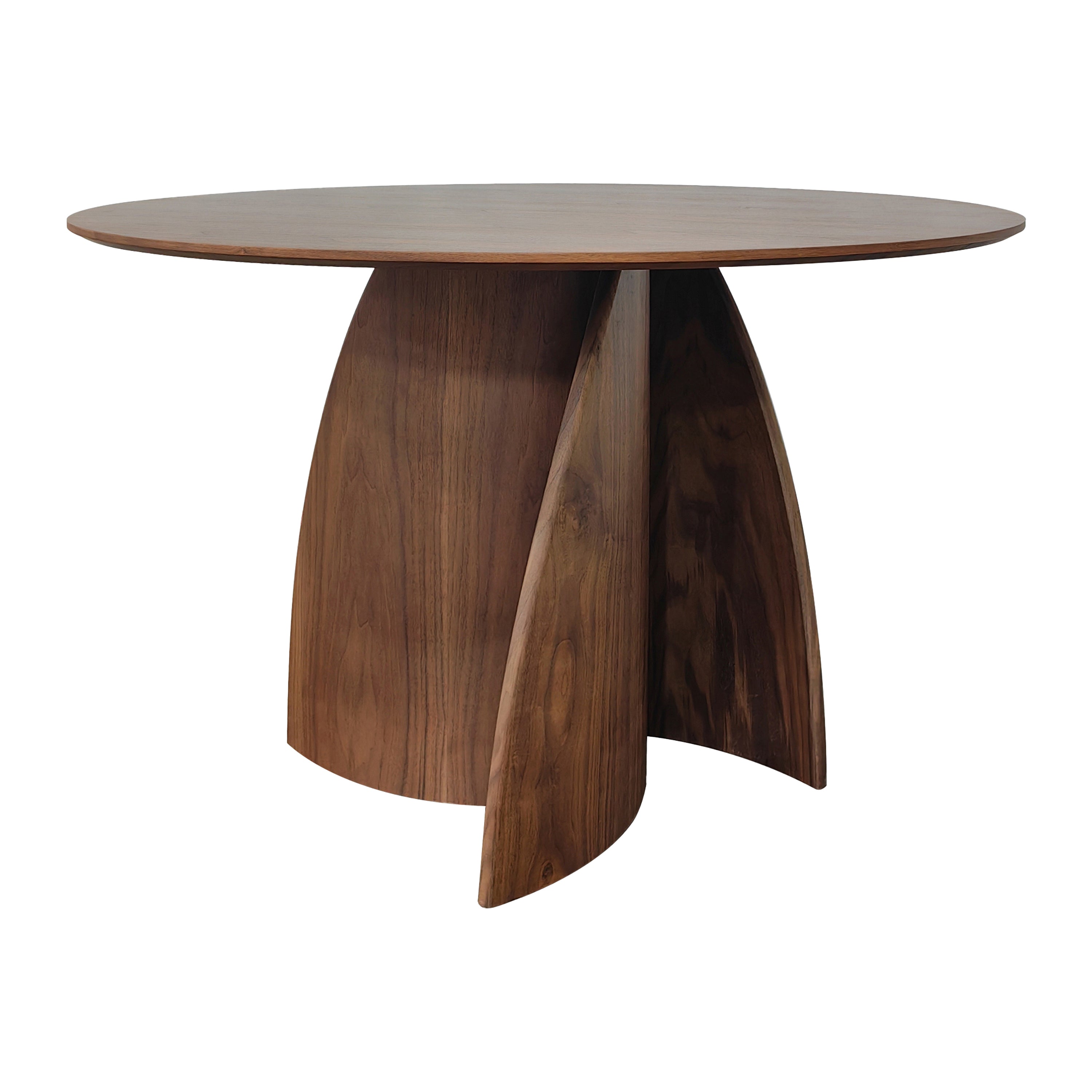 Blokker Swirl Eettafel - Walnoot