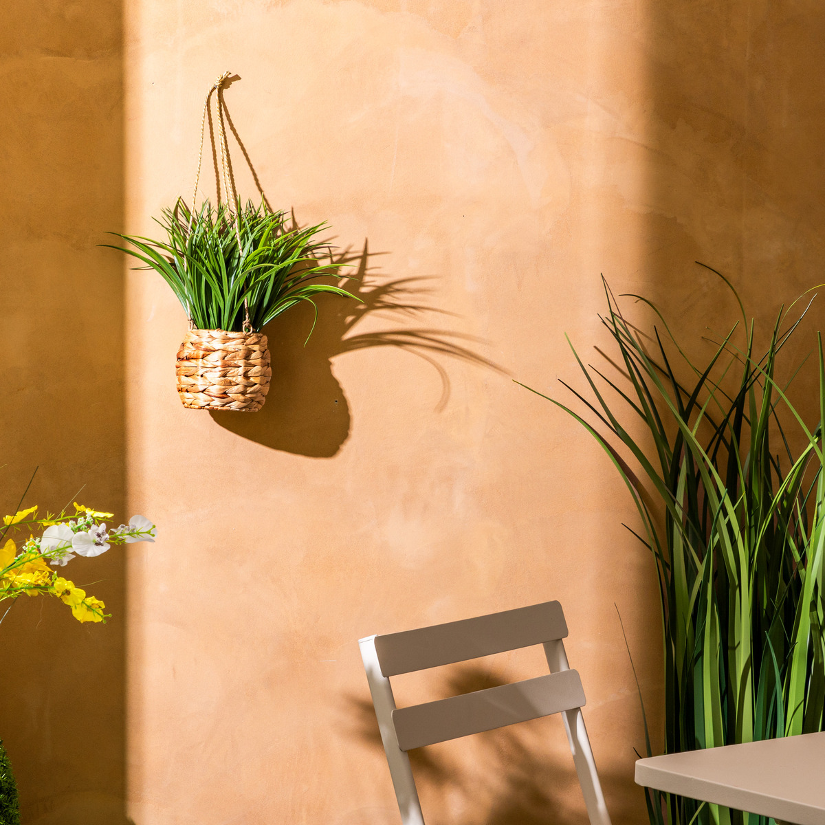 Hanging artificial plant "Moda" Multicolored, H. 27 cm