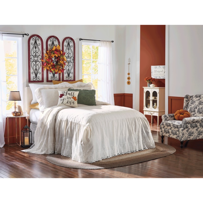 Maria Skirted Bedspread and Sham - MIDNIGHT VELVET CATALOG