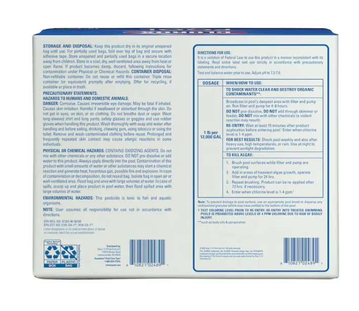 Clorox Pool&Spa 12 -Pack 16-oz Dichlor Pool Shock - Image 4