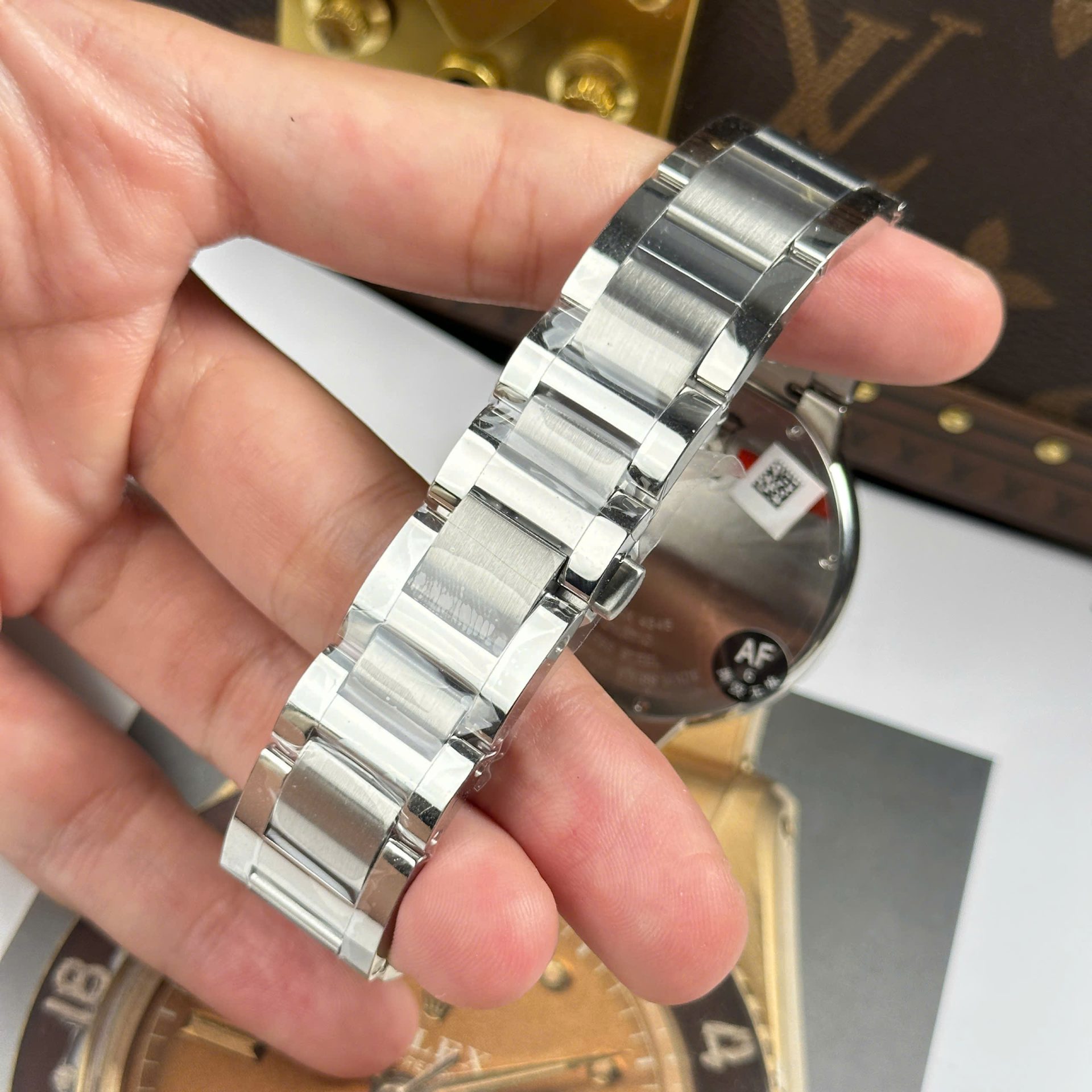 Cartier Ballon Bleu Copies Watches Blue Dial Metal Wire AF Factory 40mm - Top club