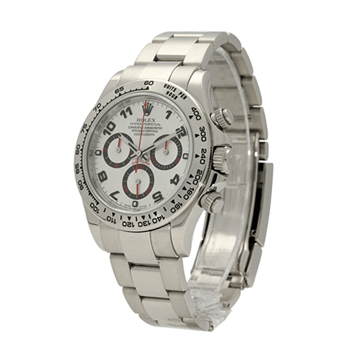 Rolex Daytona 116509 White Gold Silver Dial Replica - Elite Watch Atelier