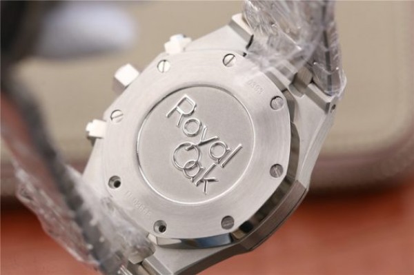 Replica Audemars Piguet Royal Oak Chronograph SS JHF Blue/White Dial SS Bracelet A7750 - Top club