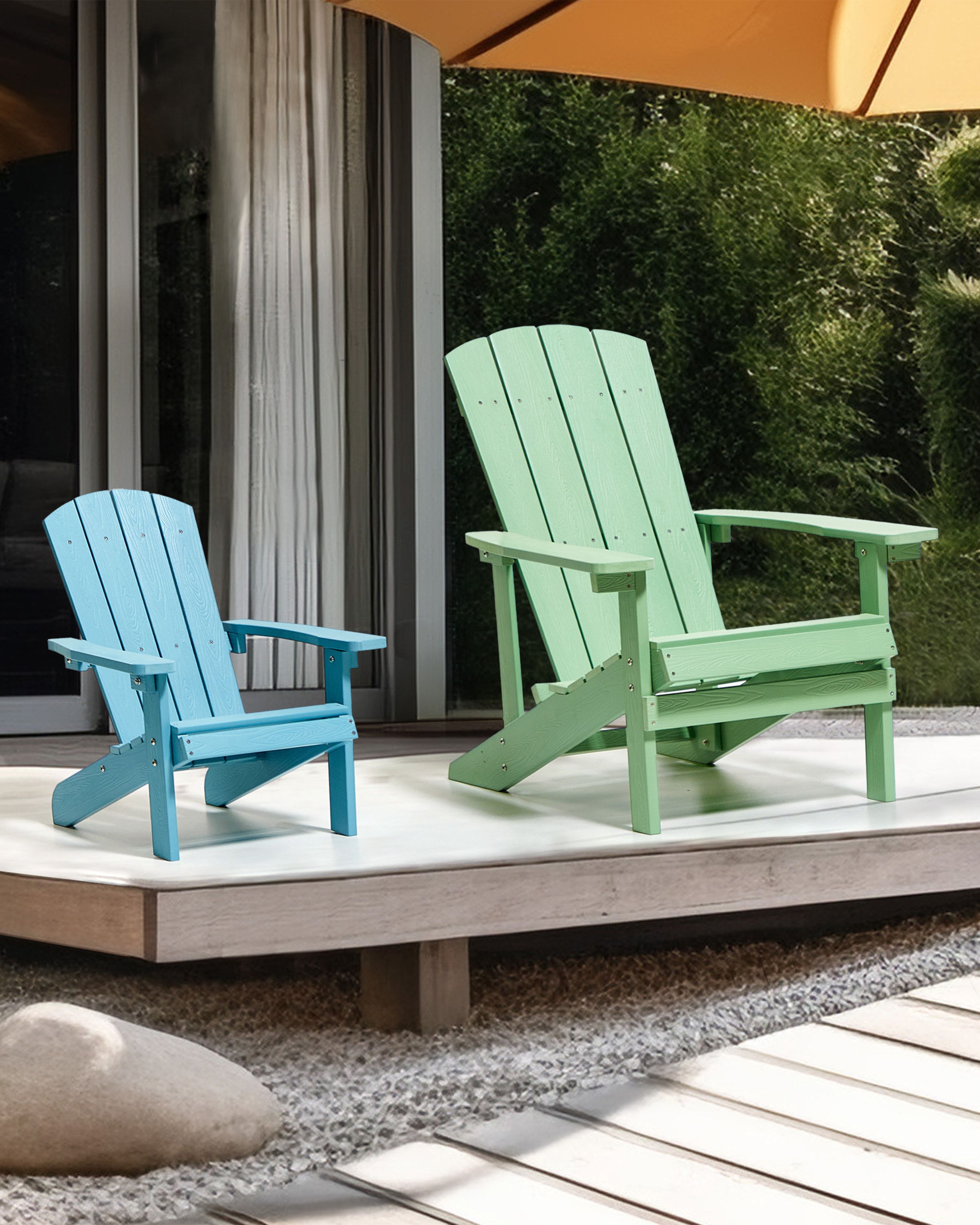 Kids Chair ADIRONDACK Light Blue