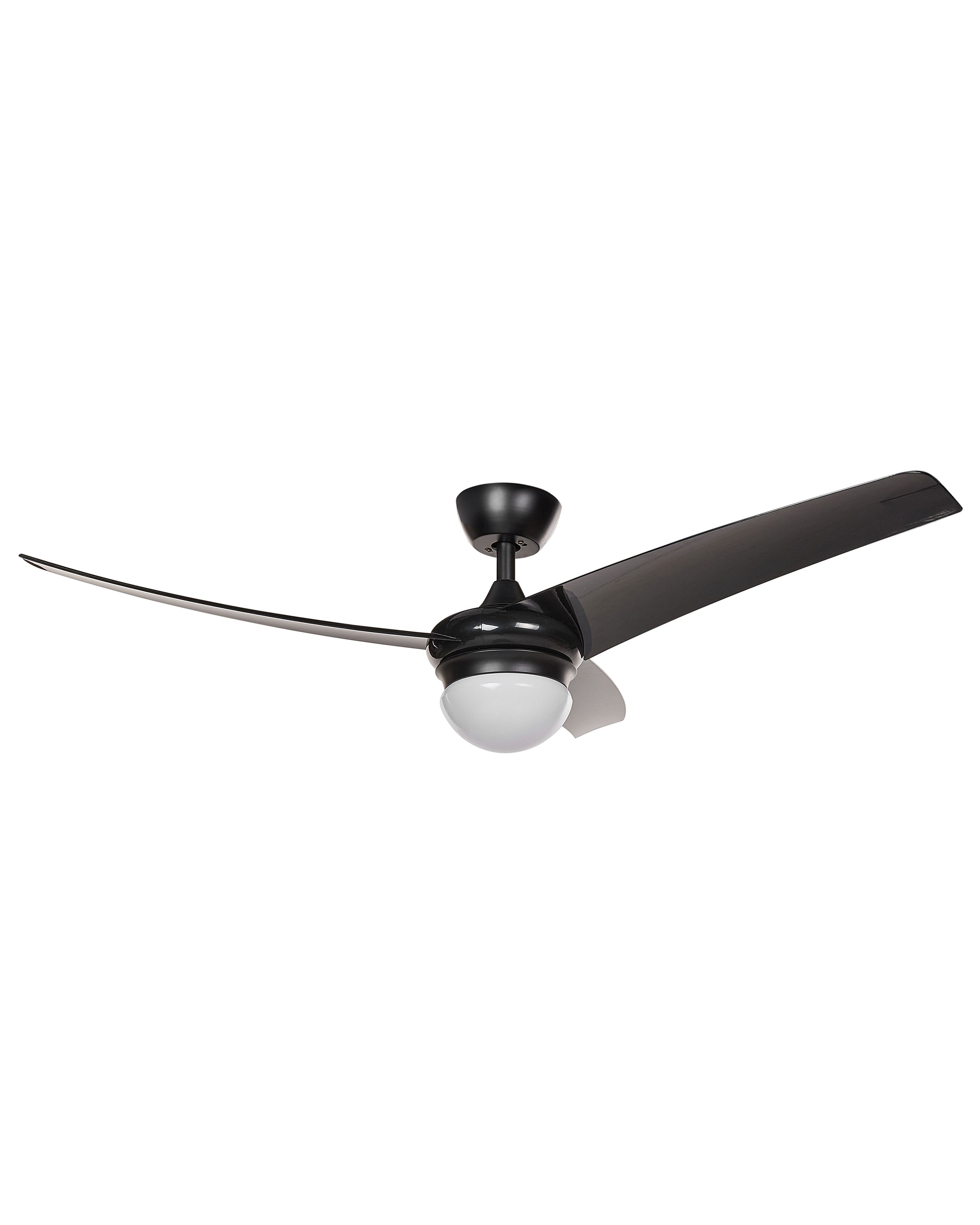 Ceiling Fan with Light JIBOA with Remote Black