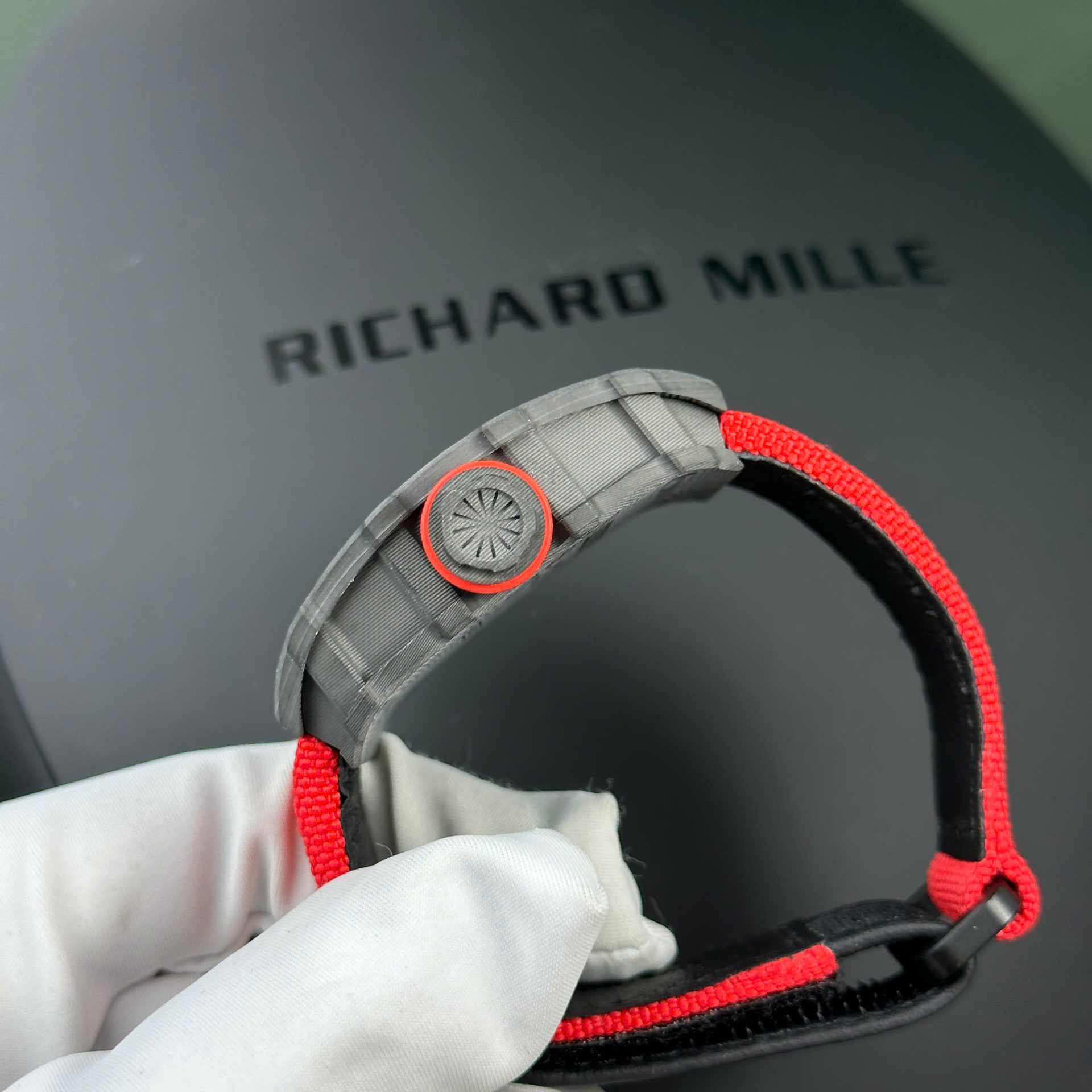 Richard Mille Replica Watches RM35-01 Rafael Nadal Carbon NTPT BBF Factory 44,5x50mm - Top club