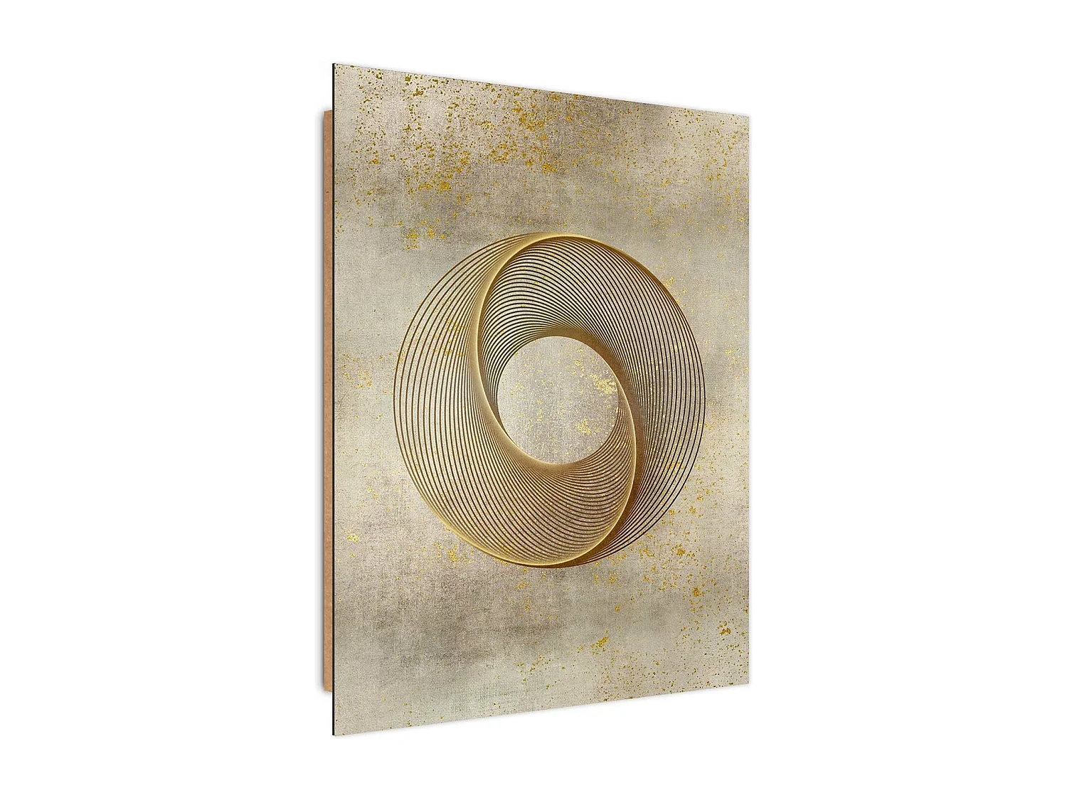 Tableau bois Cercle abstrait I - 40 x 60 cm