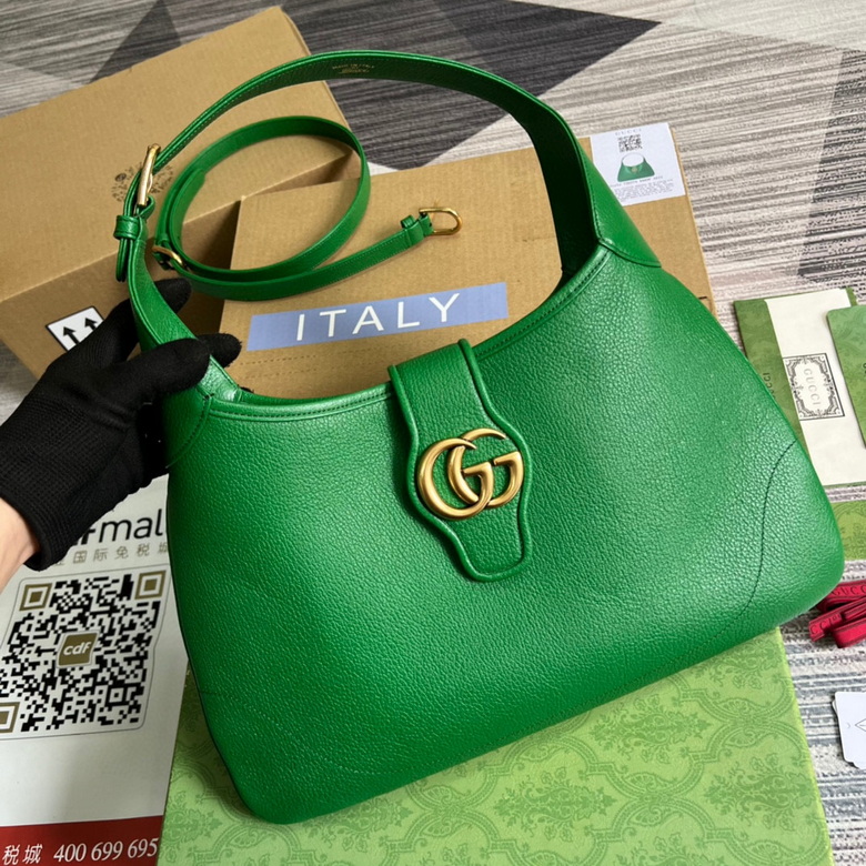 Aphrodite medium shoulder bag Green Leather – GB0231:1High-quality replica