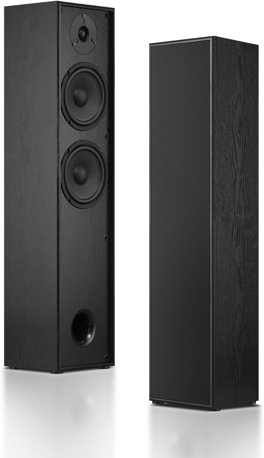 Elimavi Passive Floorstanding Stereo Speakers, Tower Design with 1