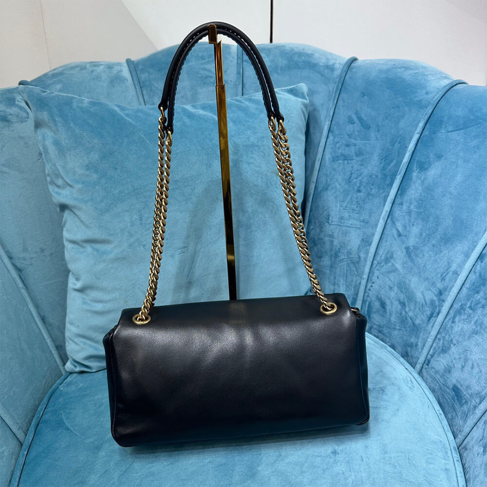 YSL Calypso Small Bag In Plunged Lambskin1:1High-quality replica