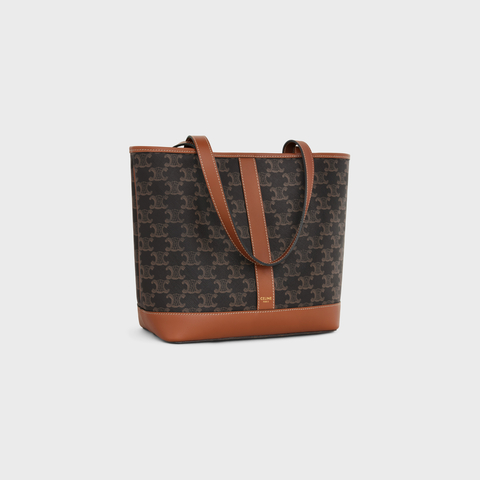 Replicate SMALL CABAS IN TRIOMPHE CANVAS AND CALFSKIN TAN(1:1 replica)1:1High-quality replica